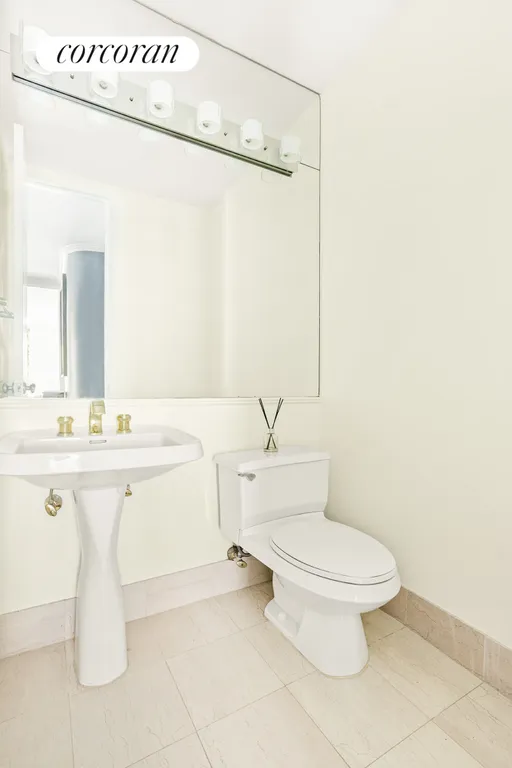 New York City Real Estate | View 21 South End Avenue, 539 | Half Bathroom | View 12