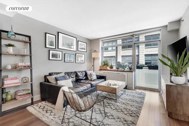New York City Real Estate | View 84 Front Street, 8E | Living Room | View 2