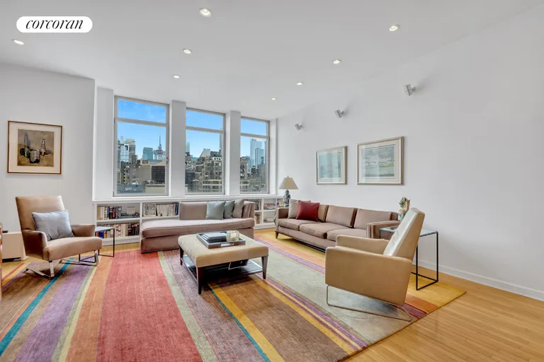 New York City Real Estate | View 252 Seventh Avenue, 17H | Living Room | View 2