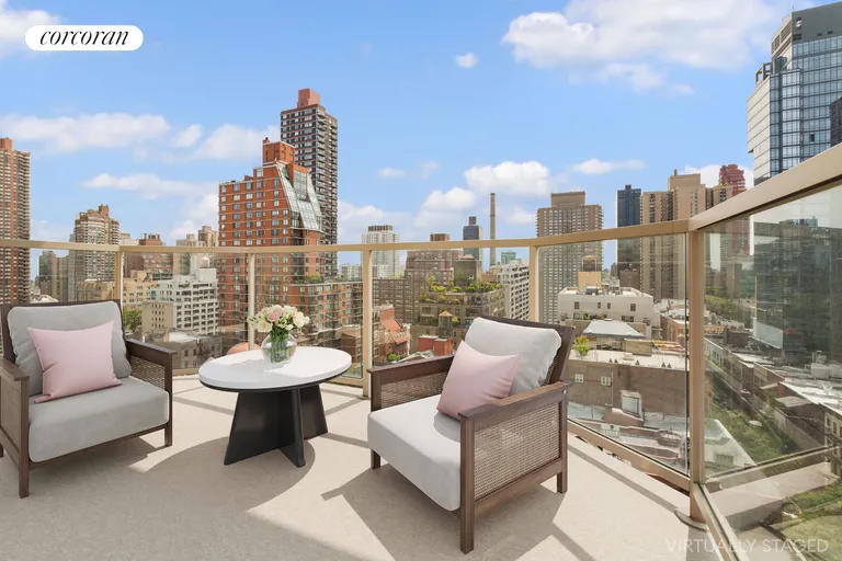 New York City Real Estate | View 300 East 74th Street, 15B | Balcony | View 3