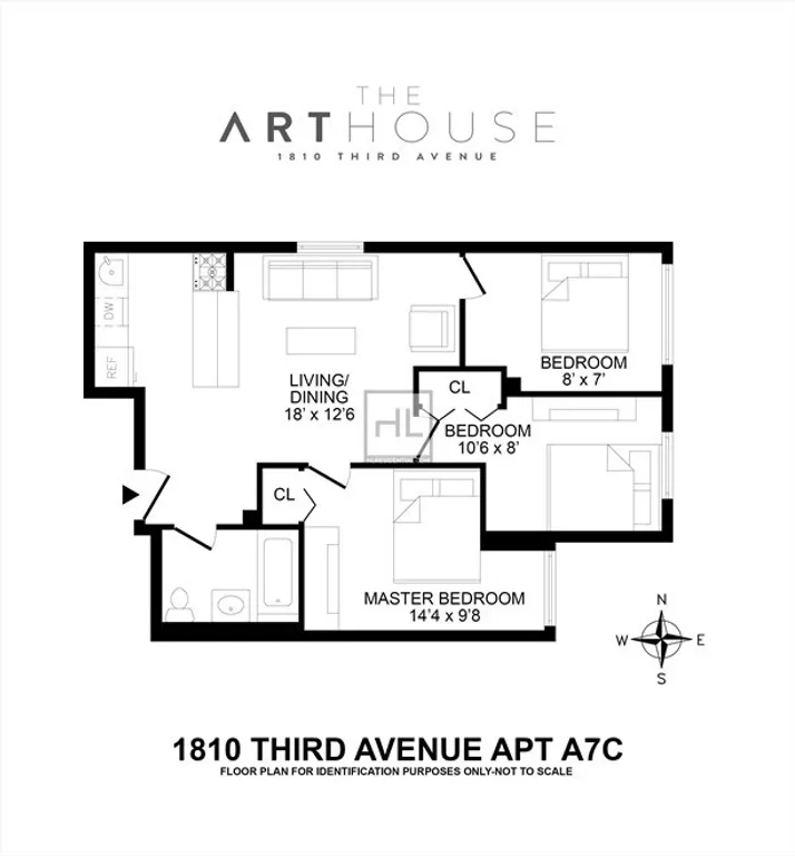 1810 3RD Avenue, A7C | floorplan | View 19