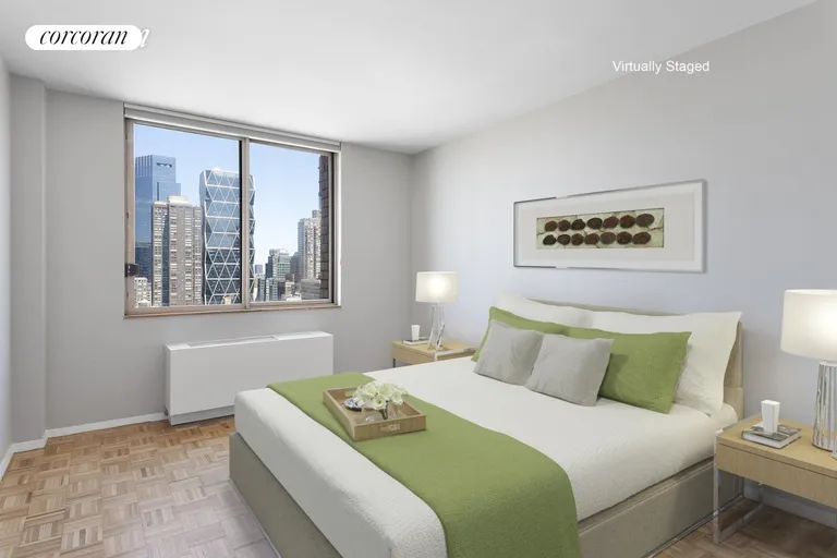 New York City Real Estate | View 350 West 50th Street, 9H | Bedroom | View 2