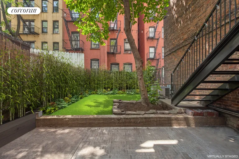 New York City Real Estate | View 114 Saint Marks Place, 1/2 | Garden | View 10