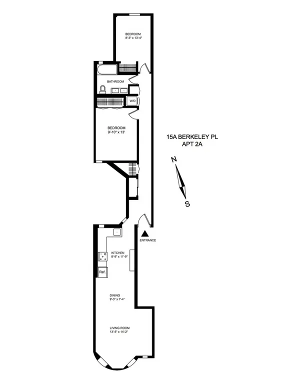 15A Berkeley Place, 2A | floorplan | View 11