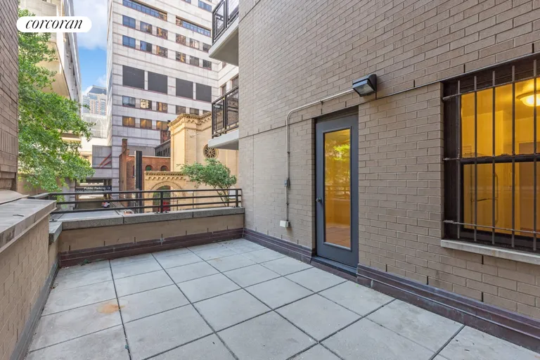 New York City Real Estate | View 165 West 66th Street, 2W | private terrace | View 2