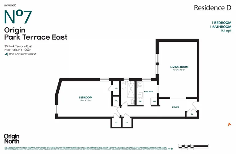 95 Park Terrace East, 5D | floorplan | View 6
