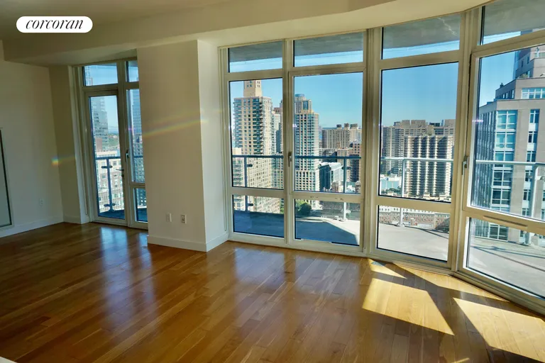 New York City Real Estate | View 555 West 59th Street, 29D | Living Room | View 2