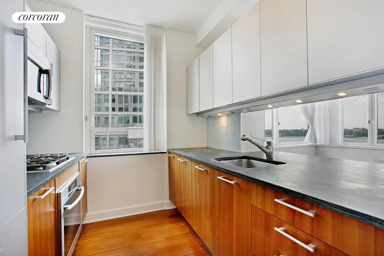 New York City Real Estate | View 100 Riverside Boulevard, 17F | Kitchen | View 2