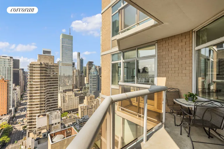 New York City Real Estate | View 188 East 64th Street, 3302 | Balcony | View 9