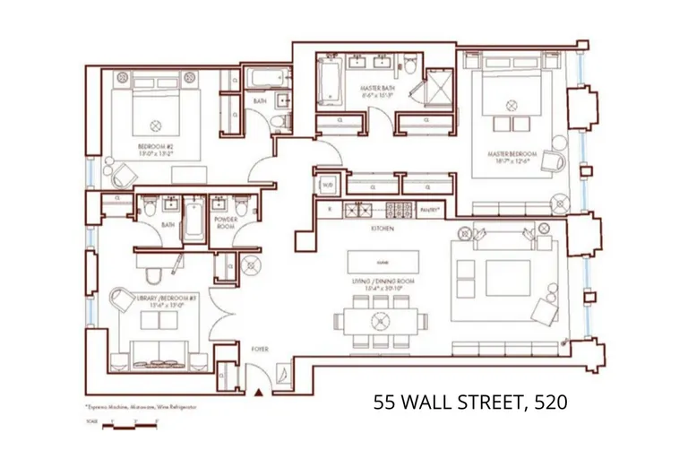 55 Wall Street, 520 | floorplan | View 11