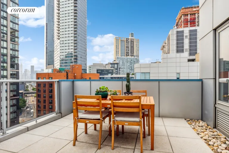 New York City Real Estate | View 44-27 Purves Street, 15B | Private terrace | View 8