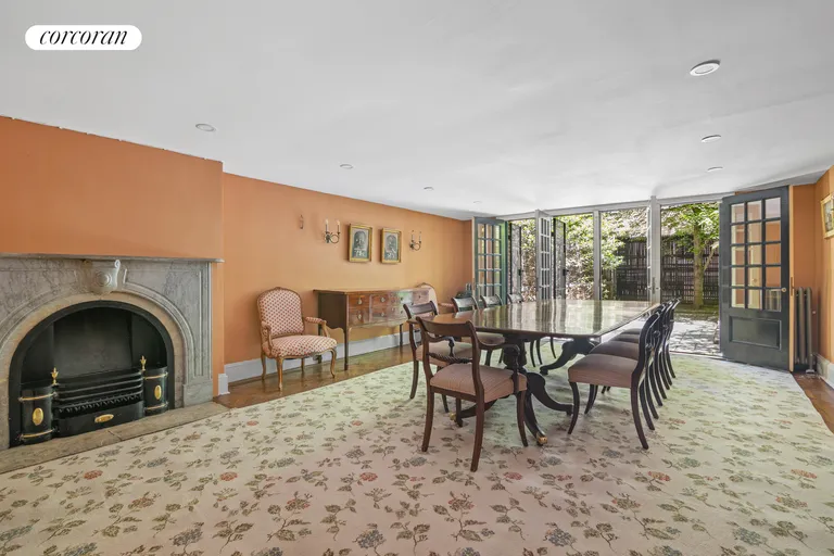 New York City Real Estate | View 157 East 78th Street | Dining Room with Garden View | View 4