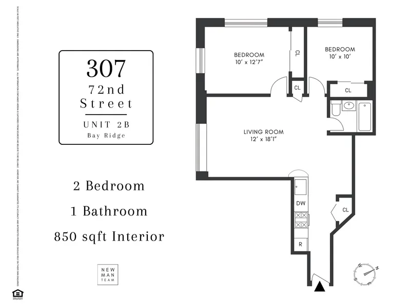 307 72nd Street, 2B | floorplan | View 8