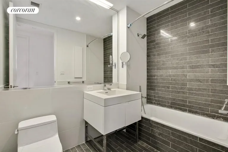 New York City Real Estate | View 388 Bridge Street, 39E | Primary Bathroom | View 5