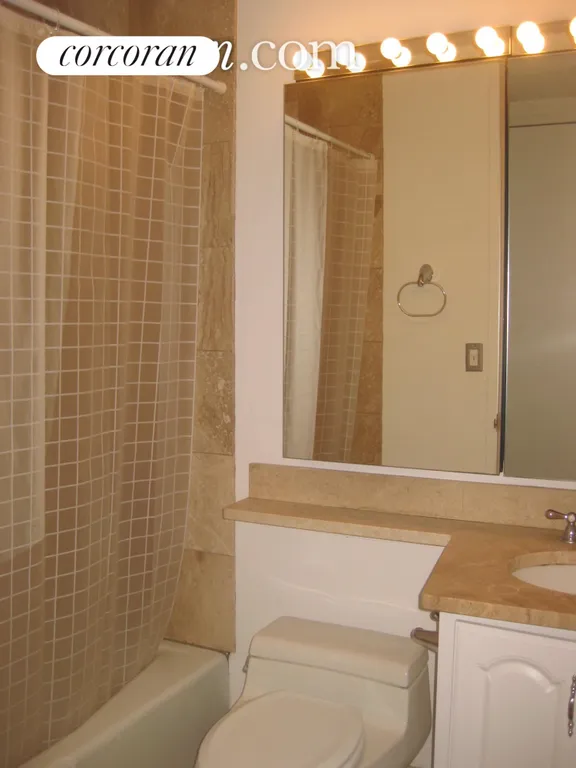 New York City Real Estate | View 350 West 50th Street, 16I | Primary Bathroom | View 3
