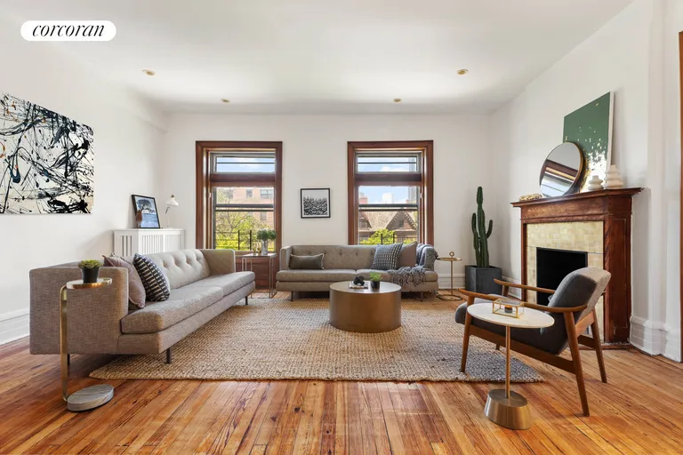 New York City Real Estate | View 275 Clinton Avenue, 34 | Living Room | View 2