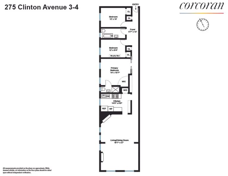 275 Clinton Avenue, 34 | floorplan | View 20