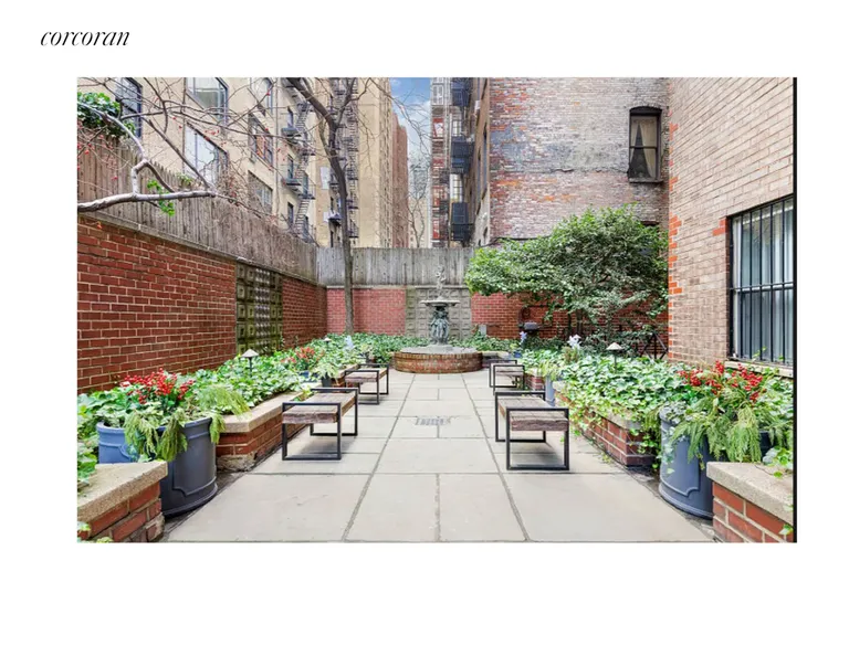 New York City Real Estate | View 16 Sutton Place, 2A | Landscaped Garden for Residents | View 16