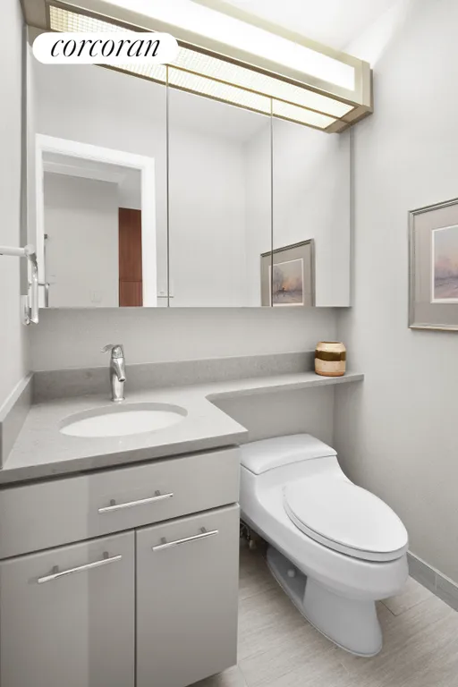 New York City Real Estate | View 300 East 40th Street, 21R | Half Bathroom | View 5