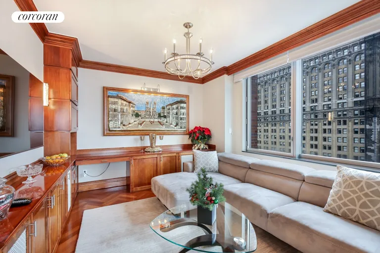 New York City Real Estate | View 10 West Street, 27E | Den/Library | View 8