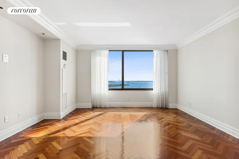New York City Real Estate | View 10 West Street, 27E | Primary Bedroom | View 9