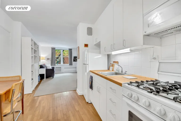 New York City Real Estate | View 301 West 110th Street, 2F | Butcher Block countertop | View 4