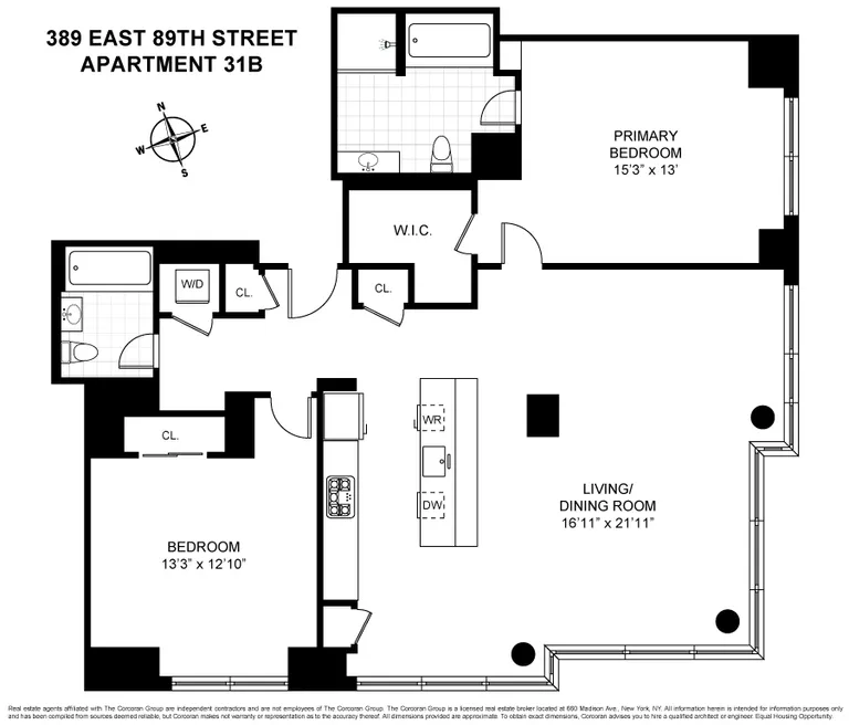389 East 89th Street, 31B | floorplan | View 10