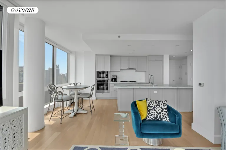 New York City Real Estate | View 389 East 89th Street, 31B | Eat-in Kitchen | View 3