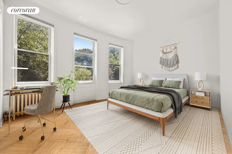 New York City Real Estate | View 92 Prospect Park West, 2A | Primary Bedroom | View 3