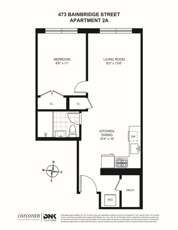 473 Bainbridge Street, 2A | floorplan | View 8