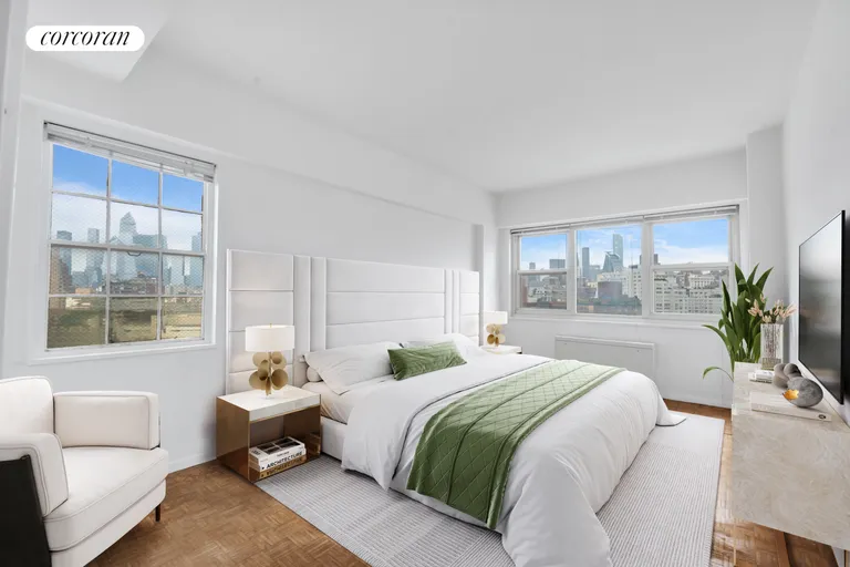 New York City Real Estate | View 15 CHARLES STREET, 16E | Bedroom | View 5