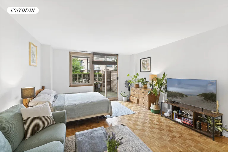 New York City Real Estate | View 393 West 49th Street, 2AA | 1 Bath | View 1