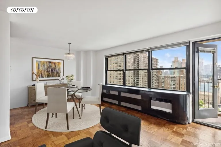 New York City Real Estate | View 205 West End Avenue, 20C | Dining Area | View 2
