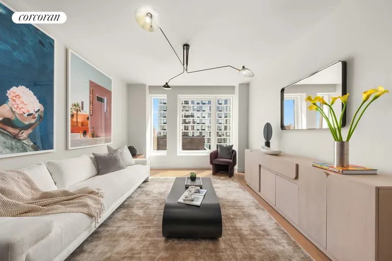 New York City Real Estate | View 202 Broome Street, 7H | 1 Bed, 2 Baths | View 1