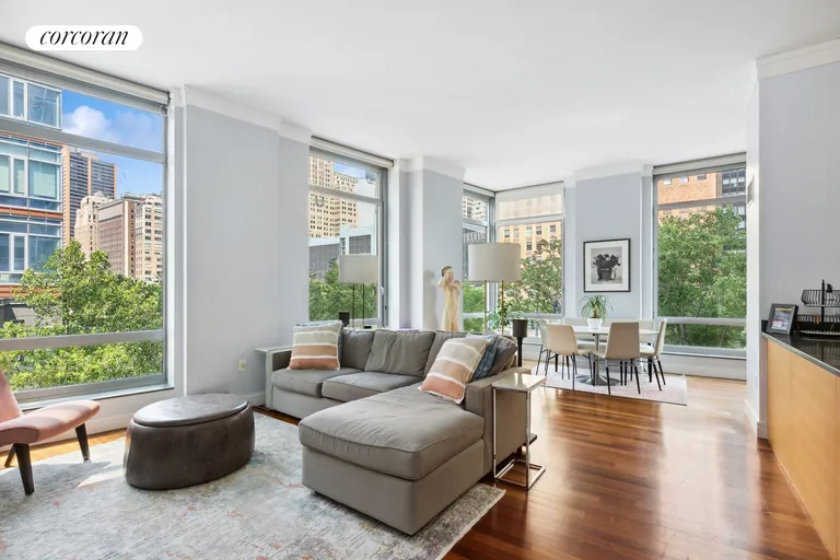 New York City Real Estate | View 30 West Street, 2B | 2 Beds, 2 Baths | View 1