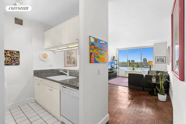 New York City Real Estate | View 200 Riverside Boulevard, 21B | Pass Through Kitchen | View 3