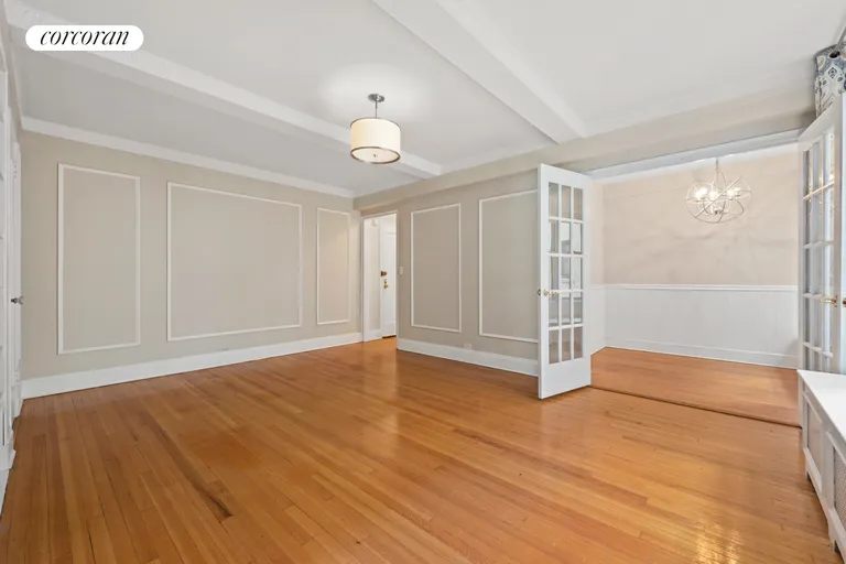 New York City Real Estate | View 12 East 97th Street, 4A | Living Room and Dining Alcove | View 3