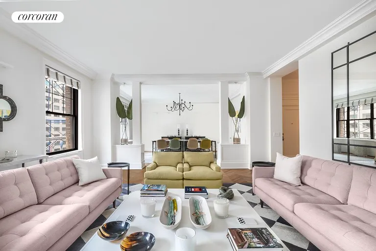 New York City Real Estate | View 525 Park Avenue, 5C | Living Room | View 2