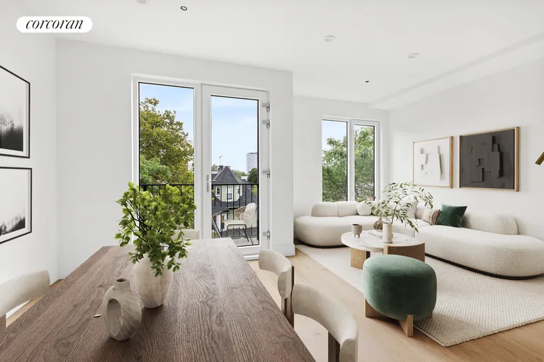 New York City Real Estate | View 237 Rutland Road, 2A | Living Room | View 2