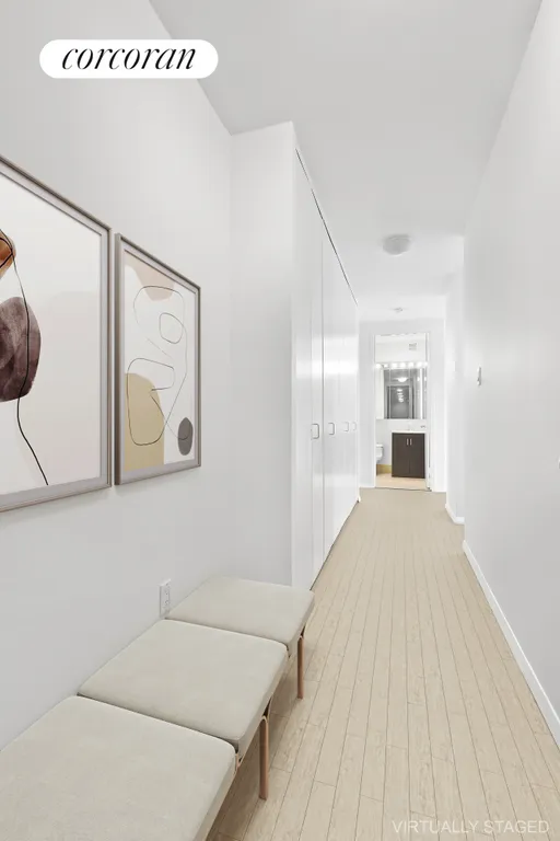 New York City Real Estate | View 250 South End Avenue, 9G | Virtual Entrance/Closets/Bathroom | View 7