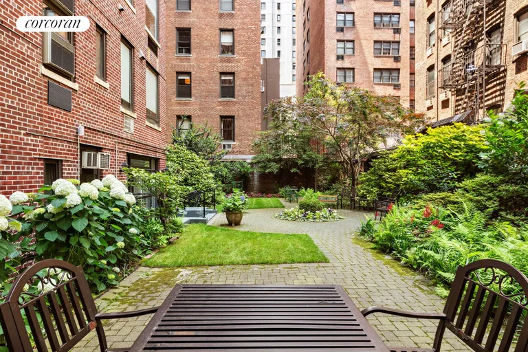 New York City Real Estate | View 333 East 57th Street, 2A | Building Garden | View 12