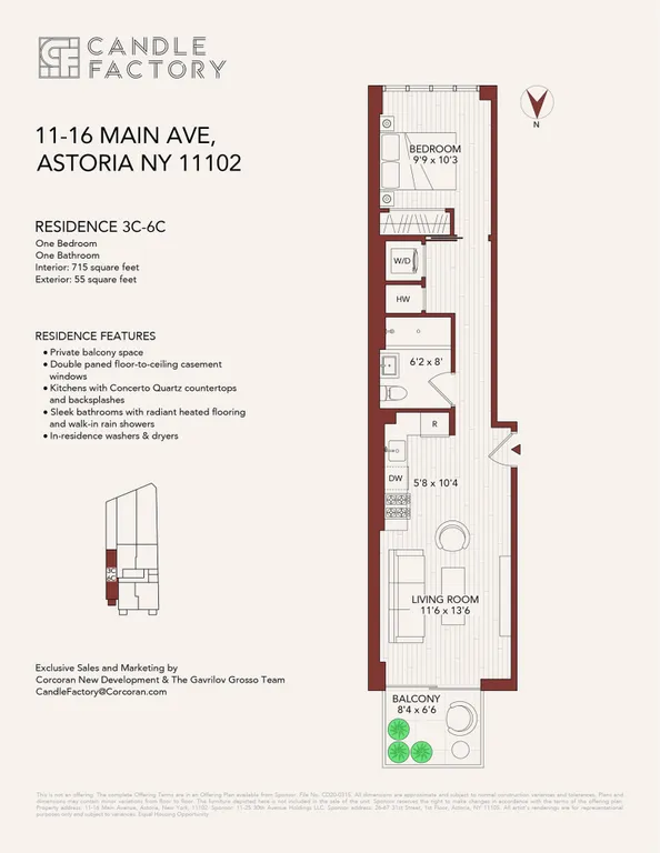 11-16 Main Avenue, 4C | floorplan | View 9