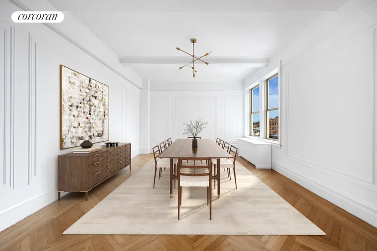 New York City Real Estate | View 340 Riverside Drive, 14B | Formal Dining Room | View 3
