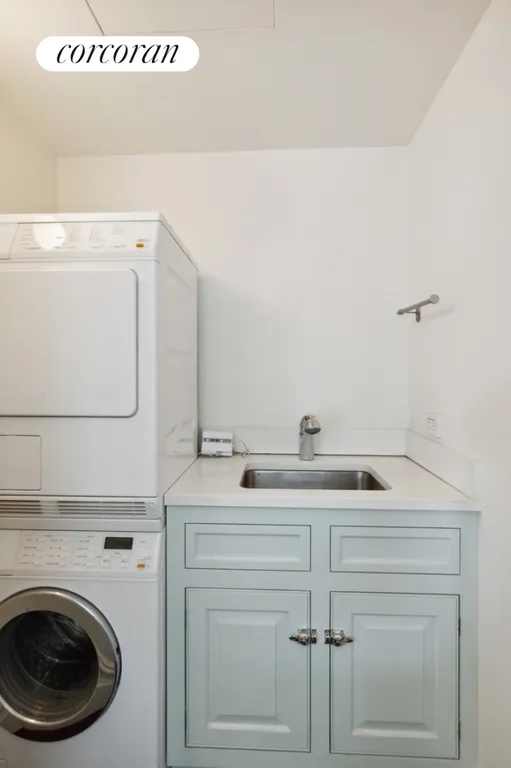 New York City Real Estate | View 2 Sutton Place South, 18A | Laundry Room in Apt | View 12