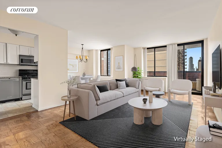 New York City Real Estate | View 311 East 38th Street, 14E | 1 Bed, 1 Bath | View 1