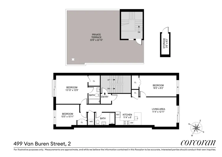 499 Van Buren Street, 2 | floorplan | View 10