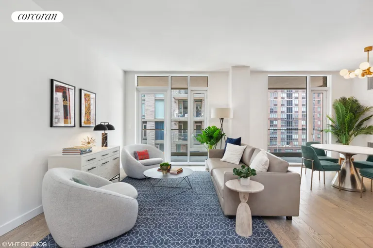 New York City Real Estate | View 505 West 43rd Street, 11C | 2 Beds, 2 Baths | View 1