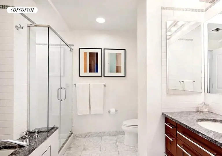 New York City Real Estate | View 272 West 107th Street, 8C | Primary Bathroom | View 6