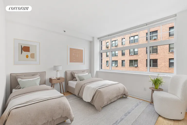 New York City Real Estate | View 272 West 107th Street, 8C | Virtually Staged 2nd Bedroom | View 7
