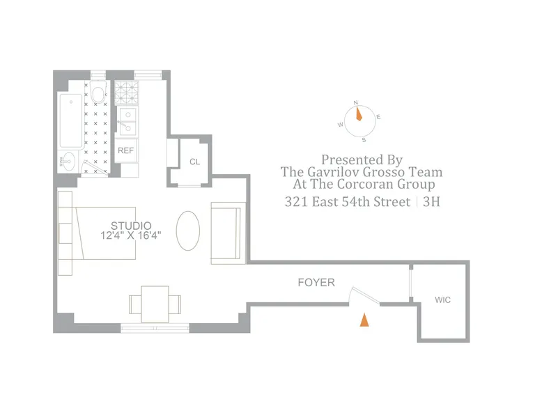 321 East 54th Street, 3H | floorplan | View 11